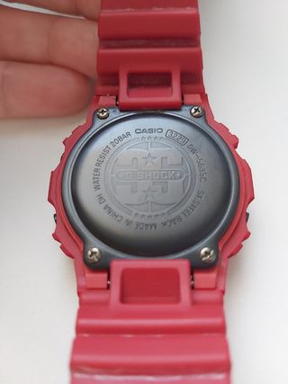 Casio G-Shock DW-5635C-4  rojo, 35 aniversario