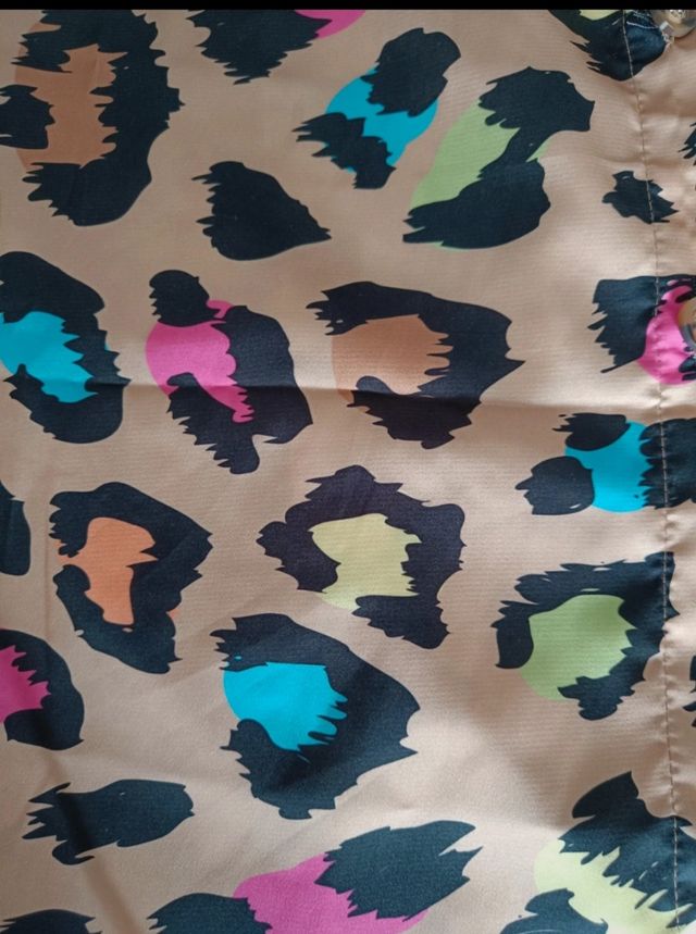 Falda Midi animal print.