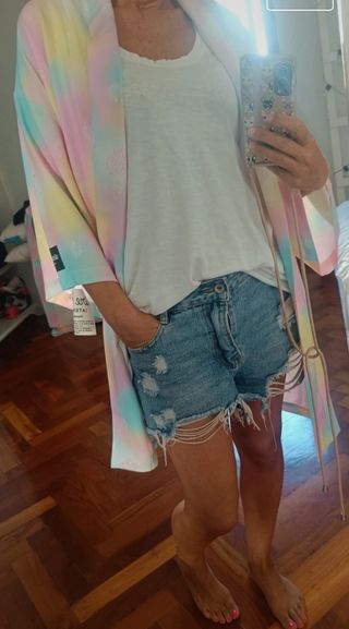 Kimono de  Aire retro.