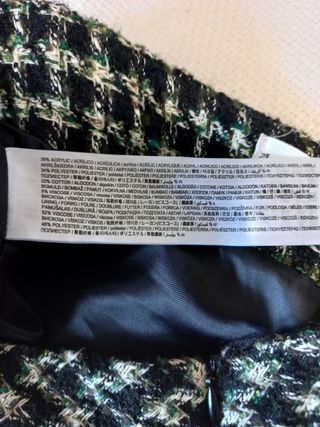 Minifalda tweed Mango