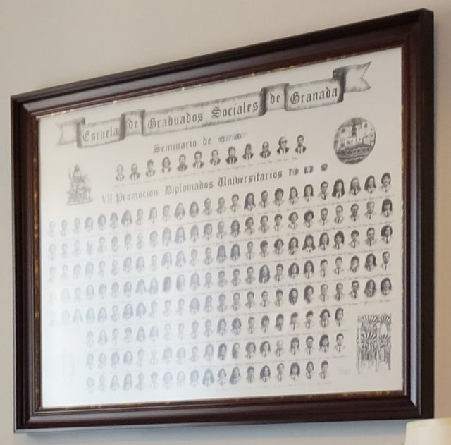 Cuadro de marco en madera