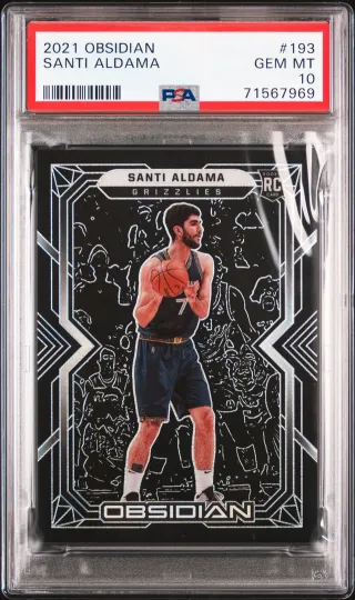 🏀 Cromo 2021 NBA Santi Aldama 👉 PSA 10  👀 POP 1