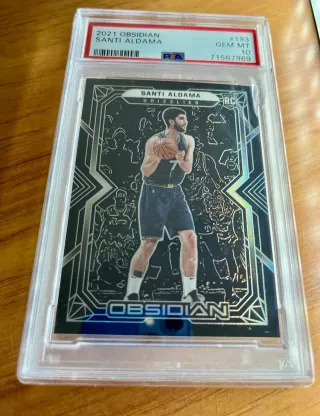 🏀 Cromo 2021 NBA Santi Aldama 👉 PSA 10  👀 POP 1