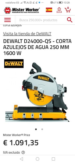 Máquina eléctrica Corte Azulejos