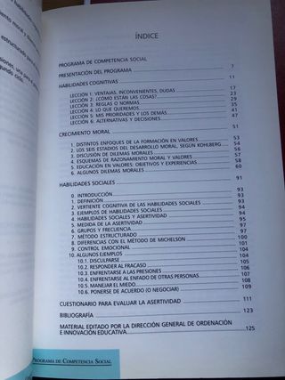 Programa de competencia social: ESO  2º ciclo