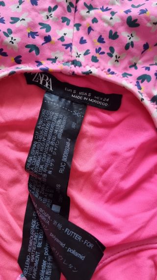 Bañador rosa flúor Zara talla S