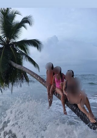 Bañador rosa flúor Zara talla S