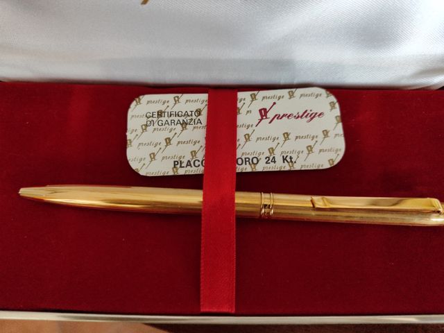 Penna oro 24kt