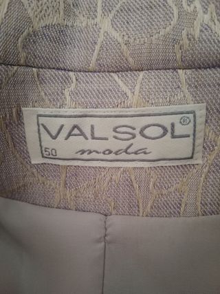 Traje señora chaqueta de falda
