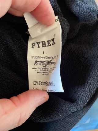 Felpa in cotone PYREX