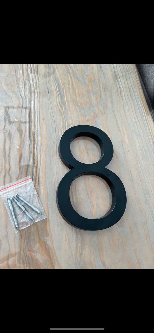 Numero exterior para casa 8