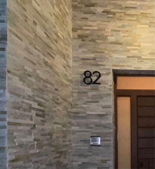 Numero exterior para casa 8
