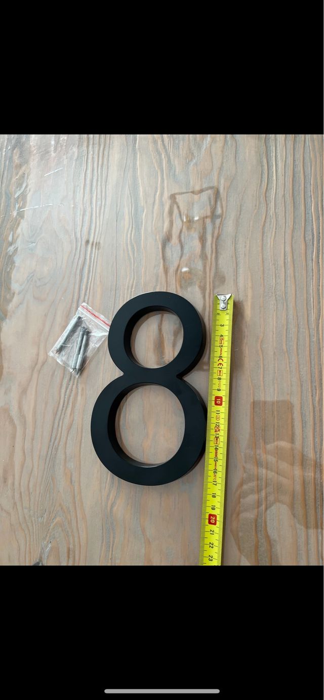 Numero exterior para casa 8