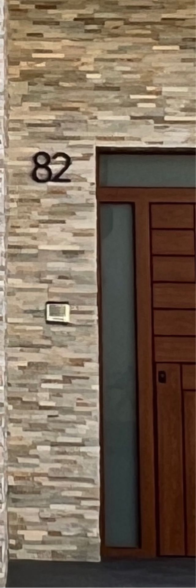 Numero exterior para casa 8