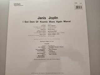 Janis Joplin "Kosmic Blues". Lp