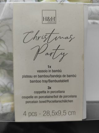 Coppetta in porcellana con vassoio