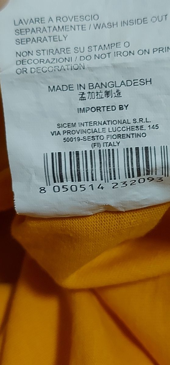 T-shirt ragazzo/uomo tg. XL