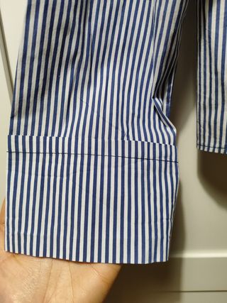 Camisa rayas nudo Zara