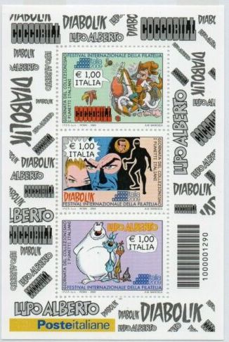 Ciondolo Alabastro con vero Francobollo Coccobill