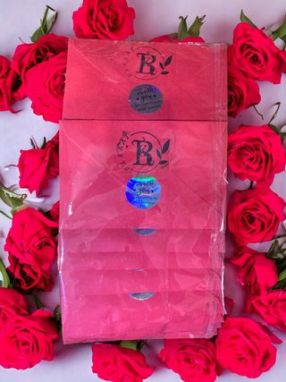 100 Pulseras 7 Nudos Roja Original en Sobres Rojos