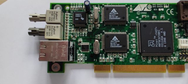 TARJETA DE RED FIBRA/RJ45 AT-2450FTX PCI