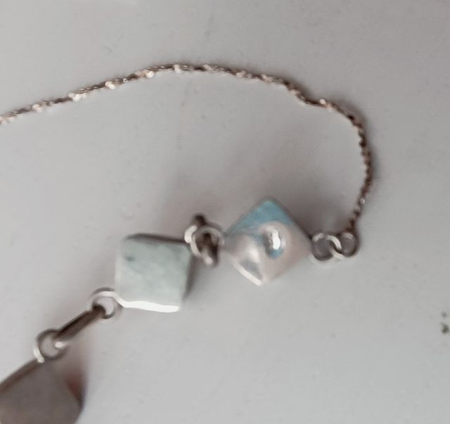 Gargantilla Plata y ámbar república domi