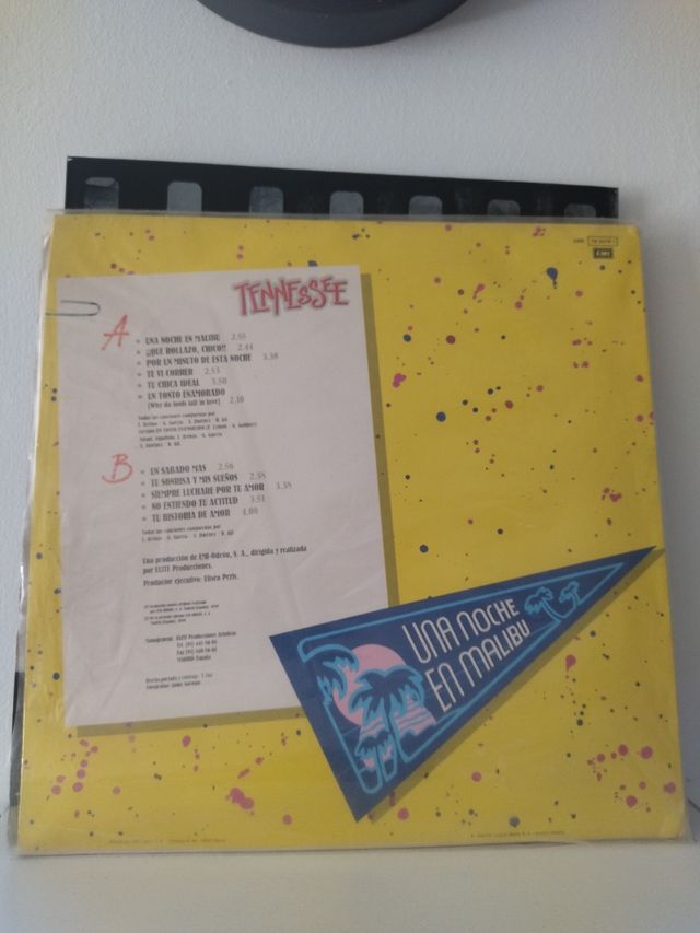 Vinilo Tennessee - Una Noche en Malibú
Pop Rock