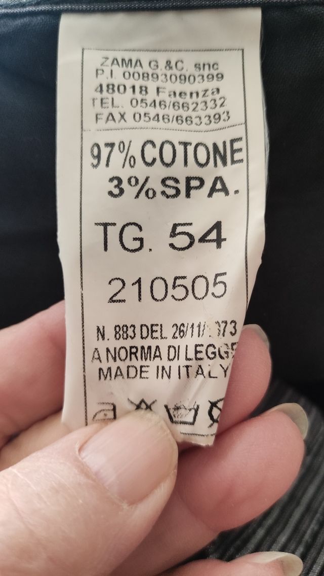 Pantalone uomo tg. 52/54