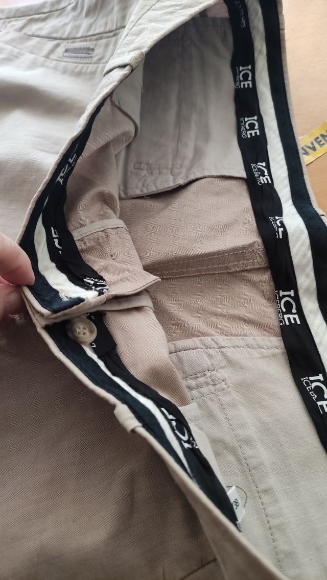 Pantalone uomo , colore beige, tg. 54