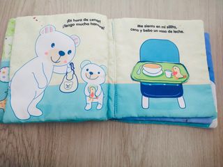 Libro sensorial de tela bebé