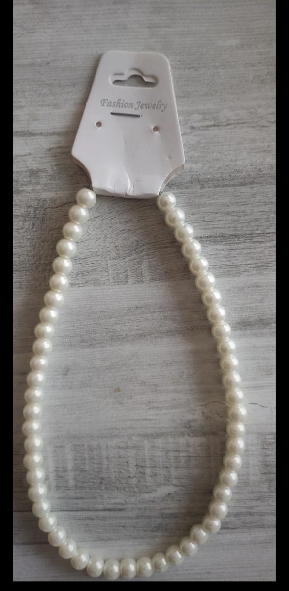 Conjunto de perlas falsas