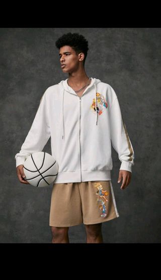 Space Jam shein chándal pantalón corto