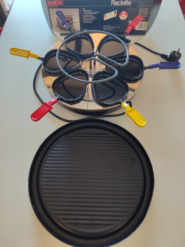 Raclette más grill.