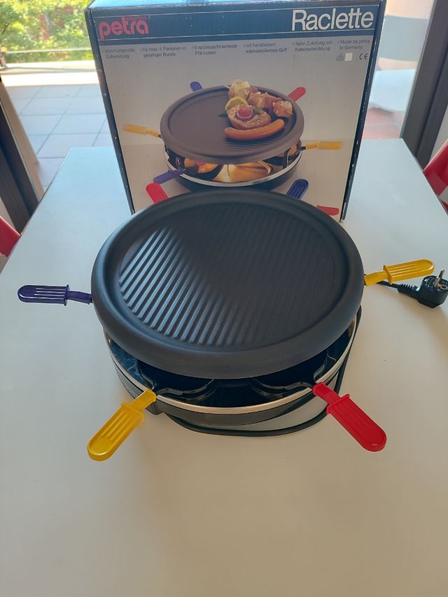 Raclette más grill.