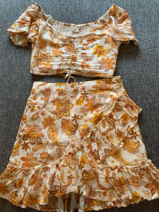 Conjunto falda y top Ghanda