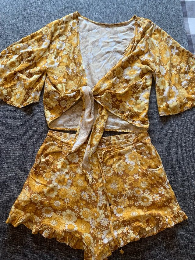 Conjunto top y short Ghanda