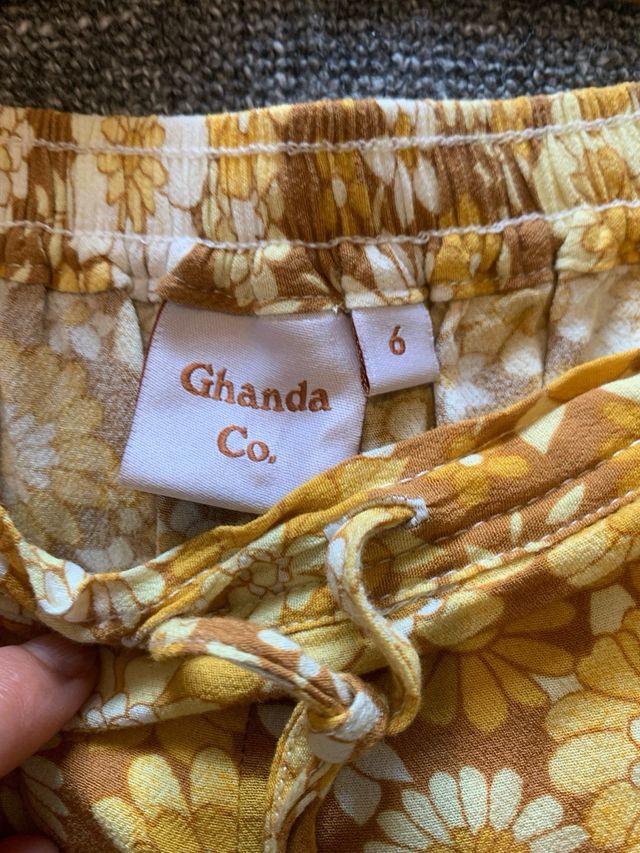 Conjunto top y short Ghanda