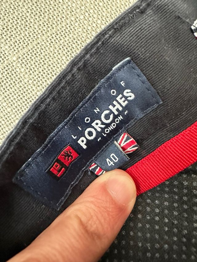 Calça azul lion of porches tamanho 40