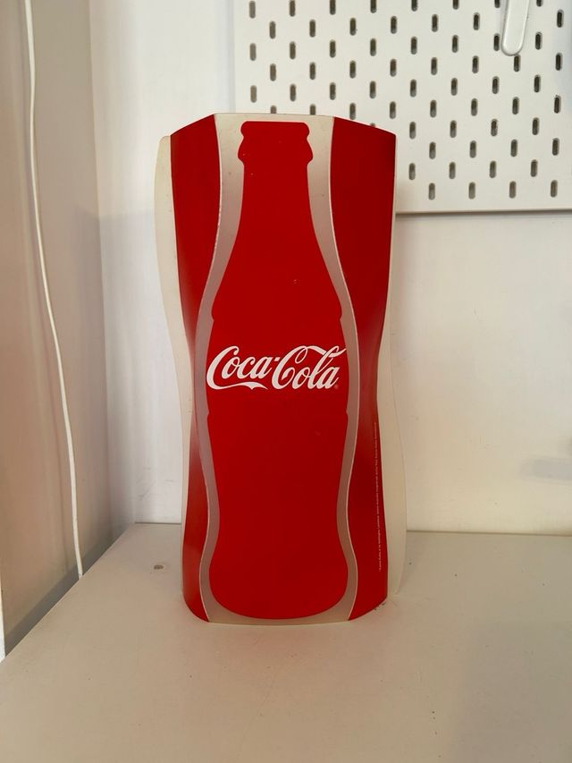 COCA COLA LAMPADA SLAMP INSEGNA VINTAGE ST BOTTLE
