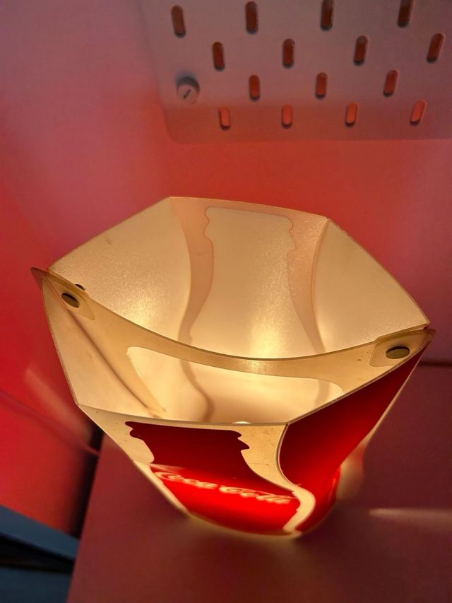 COCA COLA LAMPADA SLAMP INSEGNA VINTAGE ST BOTTLE