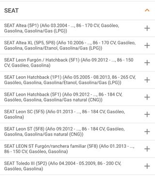 Discos de freno Seat León 2
