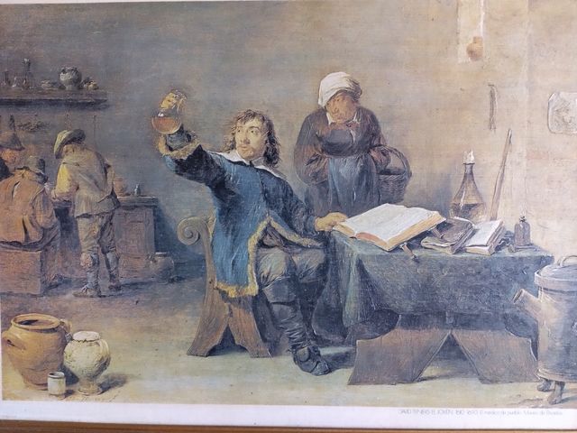 Cuadro de pintura de David Teniers