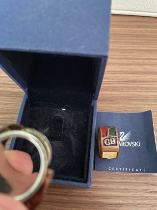 Dos anillos - Swarovski y Carolina Herrera