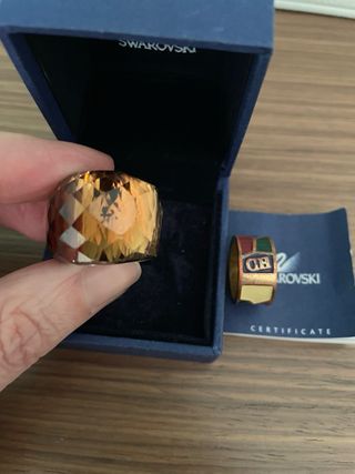 Dos anillos - Swarovski y Carolina Herrera