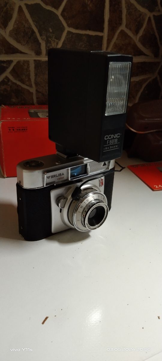 Cámara de fotos werlisa año 70 con flat