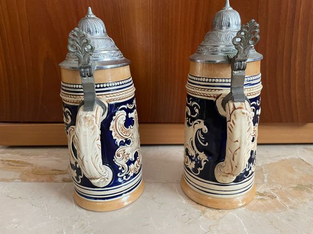 Coppia boccali birra