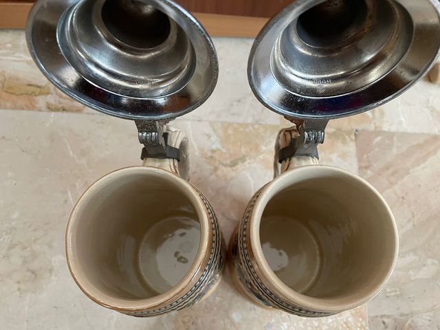 Coppia boccali birra