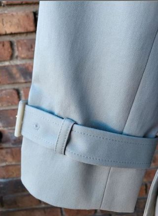 Gabardina azul claro Massimo Dutti