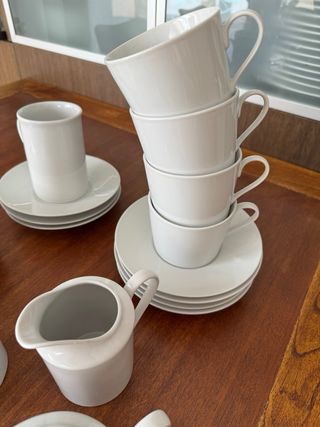 Juego de tazas café con leche, te...