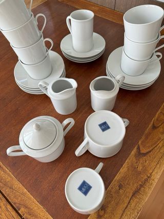 Juego de tazas café con leche, te...